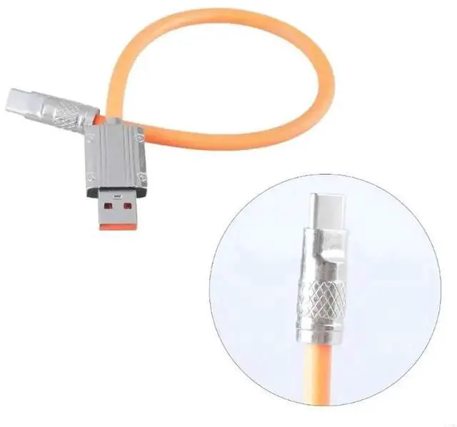Alt view image 2 of 3 - 30CM Short Type-C to USB-A Cable | 66W Fast Charging & Data Sync Cord for Phones, Laptops and Power Banks