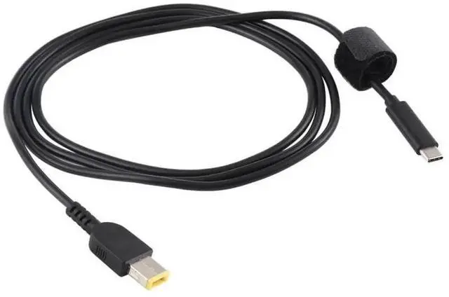 Alt view image 3 of 4 - 1.5m White USB-C to Big Square Tip PD Laptop Charging Cable for Lenovo ThinkPad / ThinkBook / Xiaoxin Notebooks
