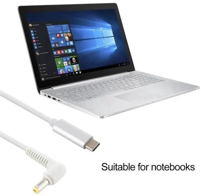 Alt view image 5 of 5 - 1.5M USB-C PD to DC 5.5×2.5mm Trigger Charging Cable for DC-Powered Laptops & Electronics