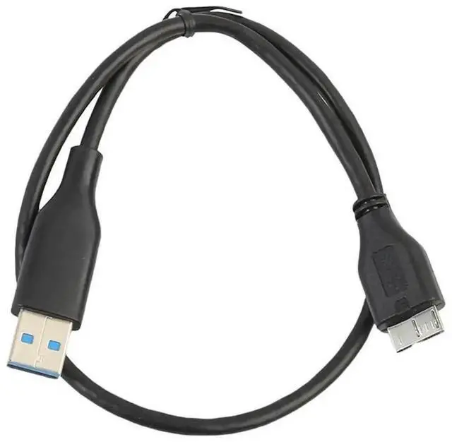 Main image of USB 3.0 A Male to Micro B Male Hard Drive Cable, High Speed External HDD Data Transfer Cord Compatible with Portable External Hard Disk Drives