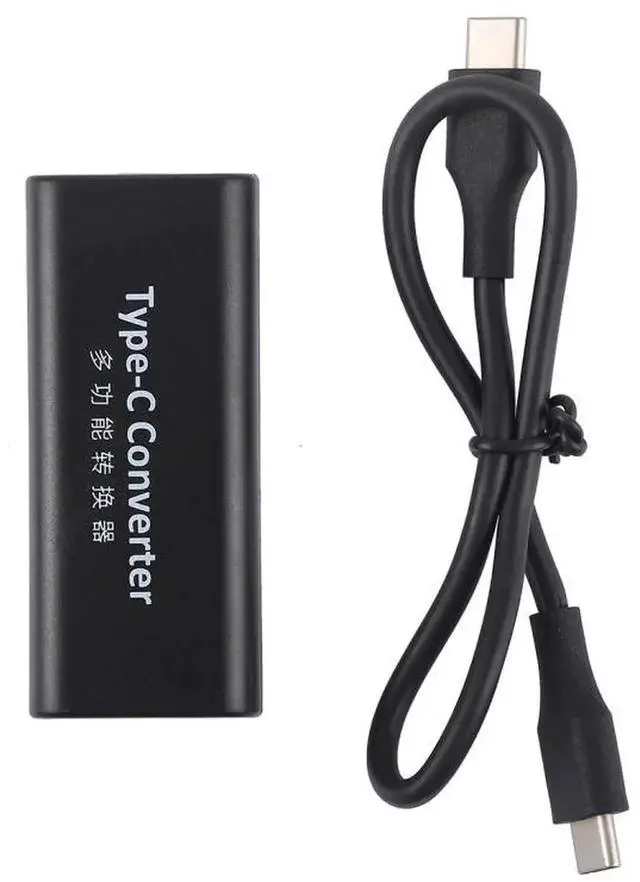 Alt view image 3 of 5 - 30cm DC 5.5×2.1mm Female to USB-C Female Power Conversion Cable, Barrel Jack to Type-C Female Adapter Cord for Power Supply Conversion