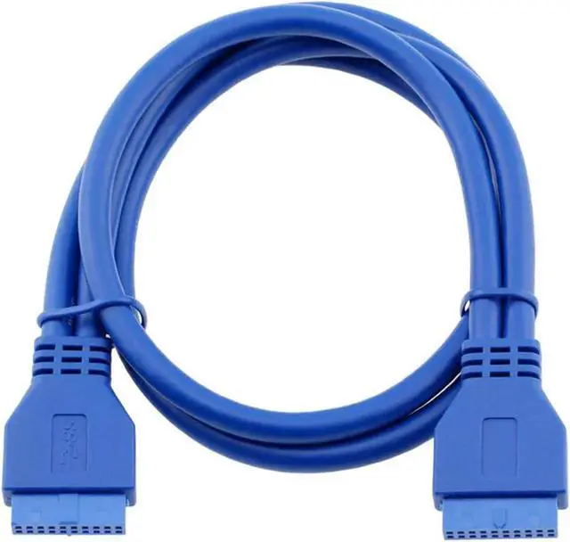 Alt view image 3 of 3 - 1.64FT USB3.0 Motherboard 20Pin Header Female to Female Extension Cable, Mainboard Internal 20-Pin USB3 Extender Cord for PC Front Panel Upgrade