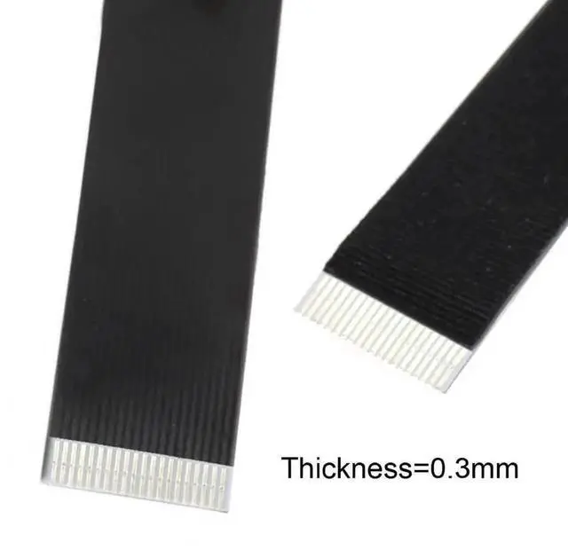 Alt view image 2 of 7 - 0.5M Flat Ribbon USB2.0 Male to Male Flex Cable, Slim Flexible USB 2.0 Data & Charging Extension Cord