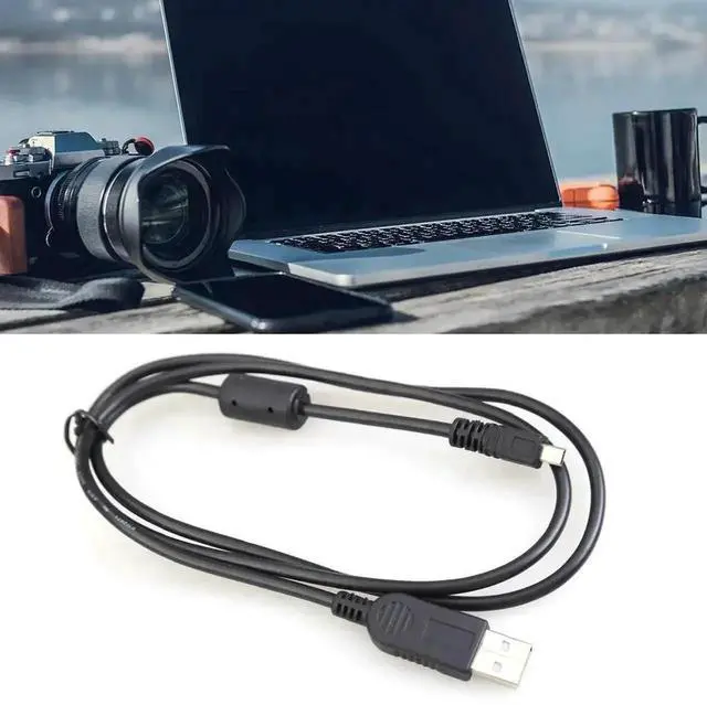 Alt view image 3 of 3 - 1M 8Pin USB Camera Data Transfer Cable, Replacement Sync & Charging Cord for Olympus, Pentax, Panasonic, Sanyo Digital Cameras