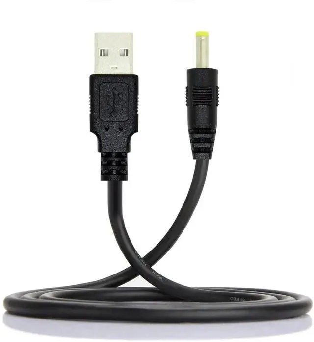 Main image of 120CM Straight USB2.0 A Male to 4.0×1.7mm DC Barrel Power Cable, 5V DC Charging Cord