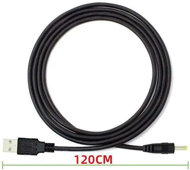 Alt view image 7 of 7 - 120CM Straight USB2.0 A Male to 4.0×1.7mm DC Barrel Power Cable, 5V DC Charging Cord