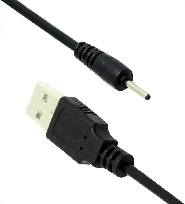 Main image of 150cm 24AWG USB2.0 Type-A Male to DC 2.0×0.7mm Barrel Jack Power Cable for 5V Power Supply
