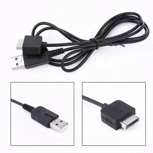 Alt view image 2 of 3 - 2 in 1 USB Charging & Data Sync Cable Compatible with PS Vita PSV 1000 Handheld Game Console
