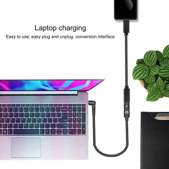 Alt view image 3 of 5 - USB-C Male to DC 4.0×1.7mm PD Power Charging Cable, Type-C to DC Barrel Jack Power Adapter Cord for Laptops, Routers, Single Board Computers & Small Electronics