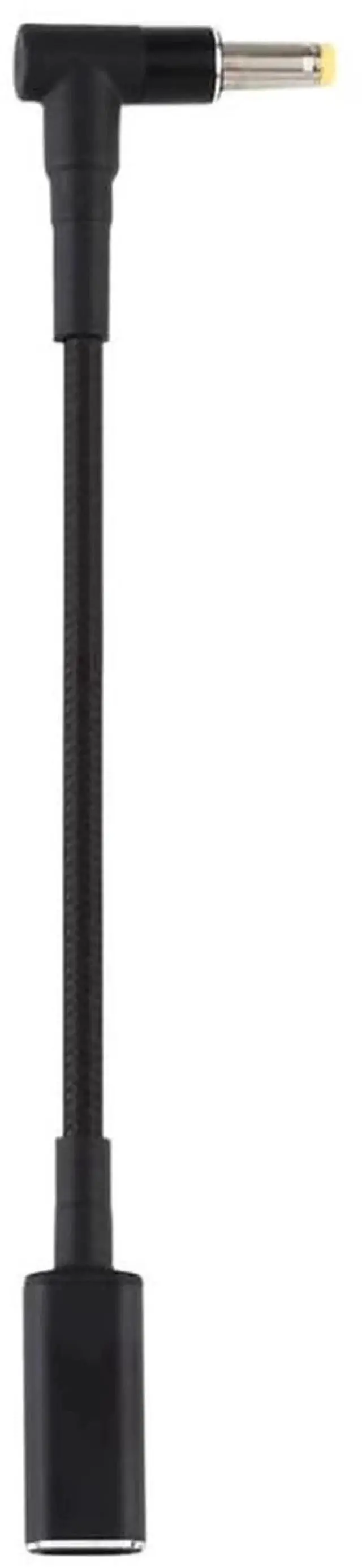 Alt view image 2 of 5 - Right Angle DC 4.8×1.7mm to USB-C PD 100W Nylon Braided Power Cable | 18.5V~20V Fixed Voltage Trigger Cord