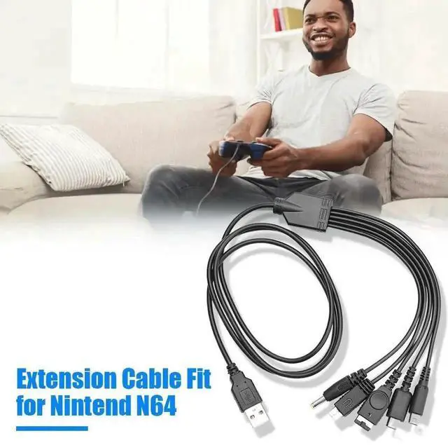 Main image of 5 in 1 Multi USB Charging Cable for Nintendo Series | Replacement Power Cord for 3DS XL, NDS Lite, NDSi LL