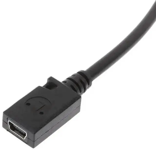 Alt view image 3 of 3 - Mini USB Female to Micro USB Male Adapter Cable (8Pin to 5Pin) | Charging & Data Sync Cord for Phone, Tablet, MP3 & MP4