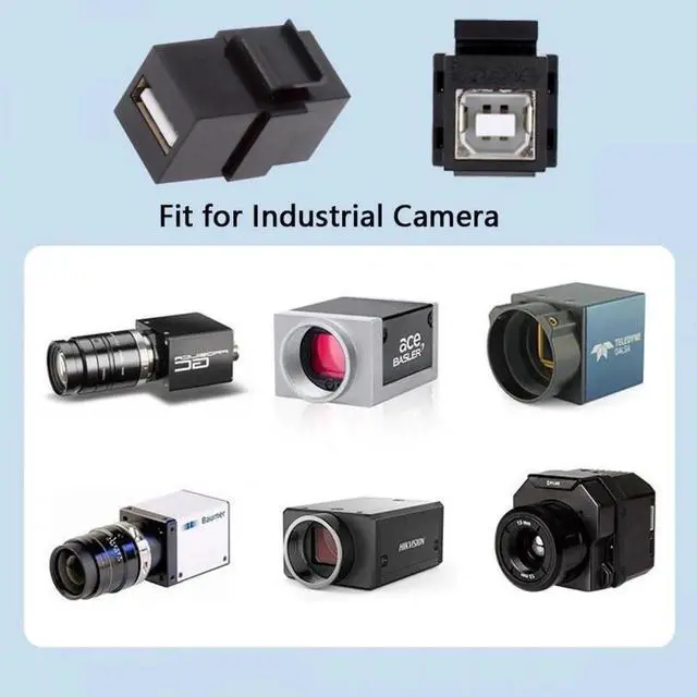 Alt view image 3 of 7 - USB2.0 Type-A Female to Type-B Female Keystone Jack Coupler Adapter for Wall Plate & Panel Cabling
