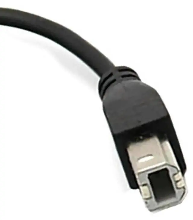 Alt view image 2 of 3 - Micro USB Male to USB 2.0 Type-B Male OTG Data Cable for Phone, Tablet & Printer