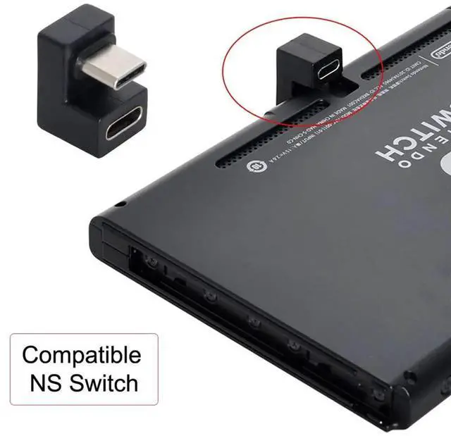 Alt view image 4 of 7 - 3PCS USB 3.1 Type-C Male to Female Adapter, 10Gbps Data & Power Converter for NS Switch and Phones