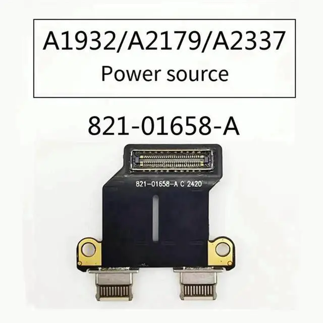 Alt view image 2 of 4 - USB-C DC Power Jack I/O Board Flex Cable Replacement for MacBook Air 13 Inch A1932 A2179 A2337, Part Number 820-01161-A 821-01658-A