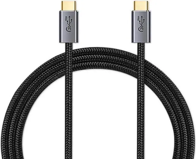 Alt view image 3 of 5 - 3.3FT USB-C to USB-C 3.2 Gen 2x2 Cable, 20Gbps Data, 8K@60Hz Video & 100W PD Charging Cord for MacBook, Yoga, Type-C Monitor