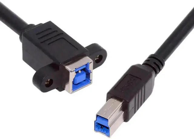 Main image of 30cm USB 3.0 Type-B Male to Female Extension Cable, 5Gbps High Speed Cord for SSD, Hard Disk and Camera