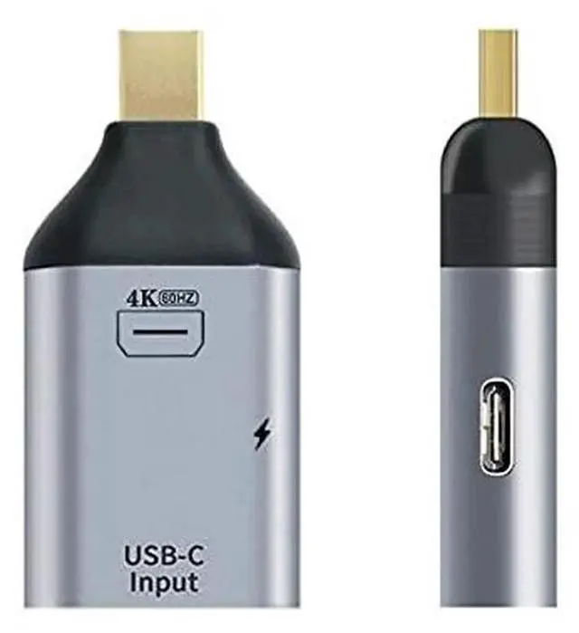 Alt view image 2 of 7 - USB-C Female to Mini DisplayPort Adapter with PD Charging, 4K@60Hz Video Converter for Phone & Laptop
