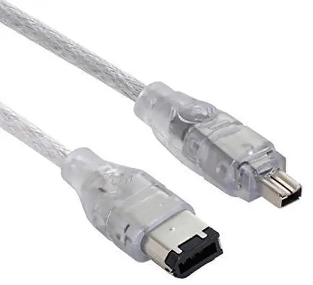 Alt view image 5 of 5 - 6Pin to 4Pin IEEE 1394 Firewire 400 Cable, iLink Adapter Cord for Camera & Camcorder