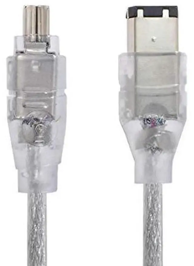 Alt view image 4 of 5 - 6Pin to 4Pin IEEE 1394 Firewire 400 Cable, iLink Adapter Cord for Camera & Camcorder
