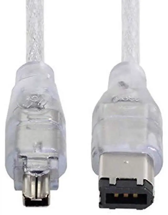 Alt view image 2 of 5 - 6Pin to 4Pin IEEE 1394 Firewire 400 Cable, iLink Adapter Cord for Camera & Camcorder