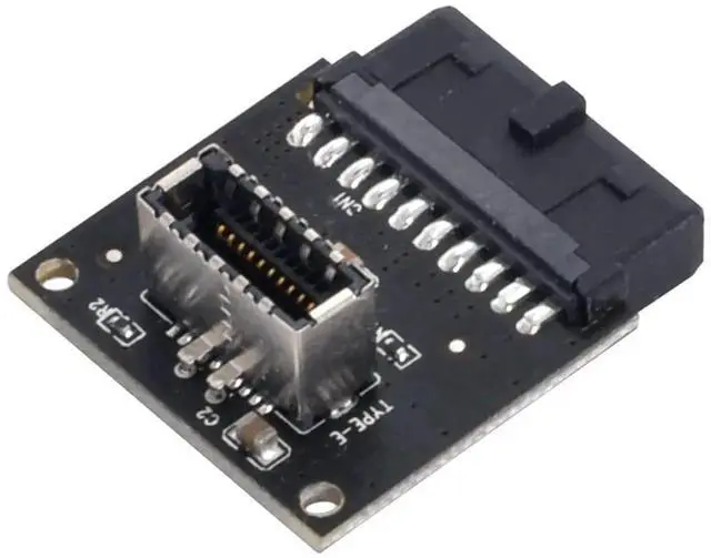 Main image of USB 3.1 Type-E Front Panel Socket to USB 3.0 20Pin Header Male Extension Adapter for Motherboard