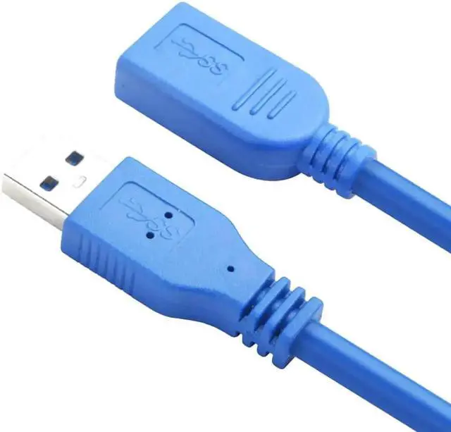 Main image of 5ft USB 3.0 Extension Cable, A-Male to A-Female High Speed Cord for Flash Drive, Hard Drive, Keyboard, Mouse, Printer & Camera