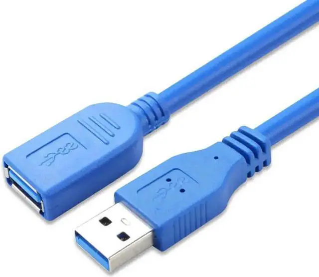 Alt view image 2 of 6 - 5ft USB 3.0 Extension Cable, A-Male to A-Female High Speed Cord for Flash Drive, Hard Drive, Keyboard, Mouse, Printer & Camera