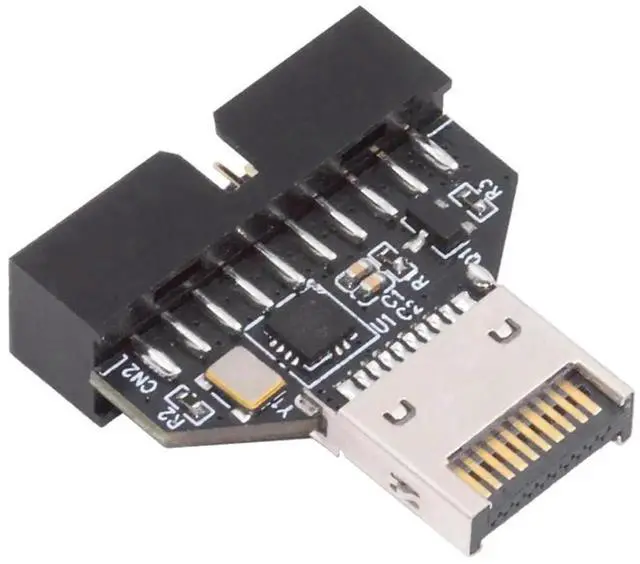 Main image of USB 3.0 20Pin Header to Type-E IDC Socket Adapter with CH334P Chip, USB 3.1 Front Panel Converter for Desktop Motherboard
