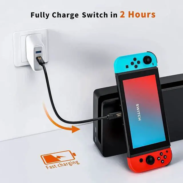 Alt view image 6 of 7 - 1FT Short USB-C Cable, 100W PD Charging 10Gbps USB 3.1 Gen 2 Cord, Compatible with iPhone 15/16, Android, Laptop, Switch, SSD, Power Bank