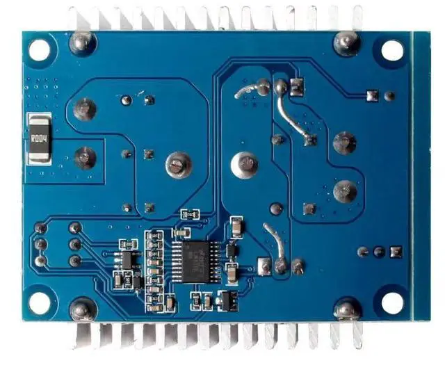 Alt view image 6 of 7 - 300W 20A DC-DC Buck Converter, CC CV Constant Current LED Driver, 6-40V to 1.2-36V Adjustable Step Down Voltage Regulator Module with Electrolytic Capacitor & Dual Heatsinks