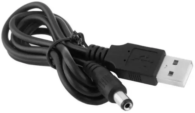 Alt view image 3 of 3 - 1m USB Male to DC 5.5x2.1mm Power Cable, USB to DC Barrel Jack Charging Cord