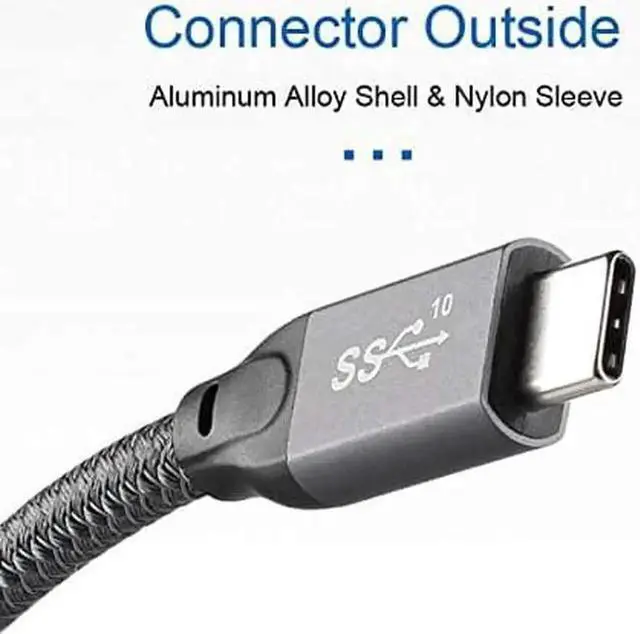 Alt view image 2 of 7 - 4.92FT USB-C to USB-C Cable, USB 3.1 Gen2 10Gbps Data & Video Cord for Phone, Tablet, Laptop