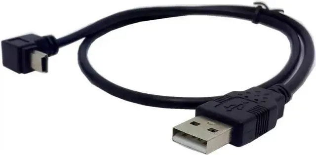 Alt view image 5 of 5 - Up Angled Mini USB Cable, USB A to 5Pin Mini USB B Data Cord