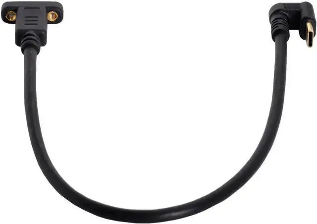 Main image of 30cm 180° U-Shape USB-C Extension Cable, USB 3.1 Male to Female Back Angled Data Cord