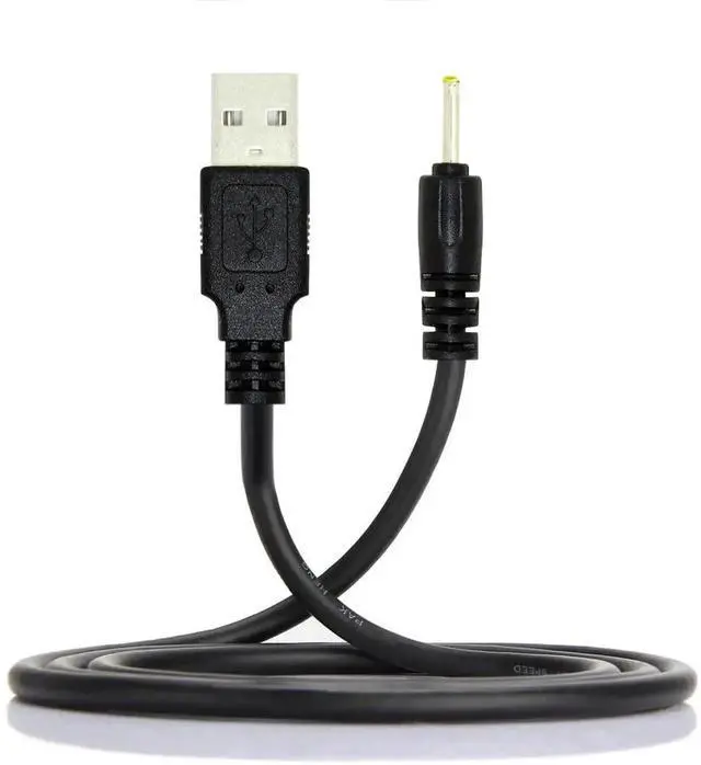 Main image of 120CM USB 2.0 A Male to 2.5x0.7mm DC Straight Barrel Connector Cable, 5V Power Charging Cord