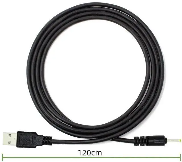 Alt view image 6 of 7 - 120CM USB 2.0 A Male to 2.5x0.7mm DC Straight Barrel Connector Cable, 5V Power Charging Cord