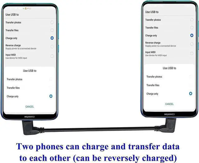 Alt view image 3 of 7 - 20cm 90 Degree USB 3.1 Gen2 Type C Male to Male Cable, 10Gbps Data Cord for Charging, Audio & Video, Compatible with MacBook Pro, USB-C Hub and Laptops