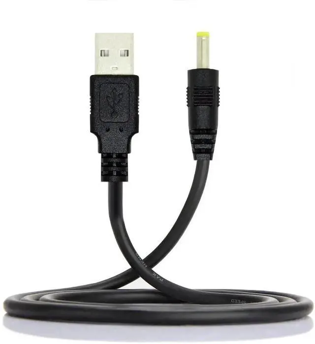 Main image of 120CM USB 2.0 Type-A Male to DC 4.0x1.7mm Straight Power Cable, 5V DC Charging Cord