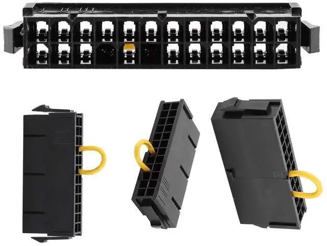 Alt view image 4 of 7 - 24-Pin ATX PSU Jumper Bridge Tool, 20+4 Pin Power Starter Connector for Mining Rigs