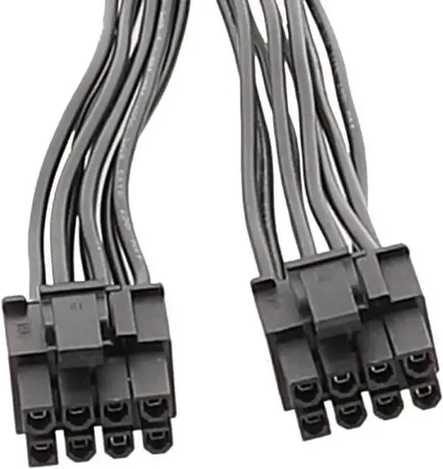 Alt view image 4 of 5 - 20CM 8Pin to Dual 8Pin GPU Power Splitter Cable, PSU PCIe 8Pin Power Extension Cord for Graphics Card
