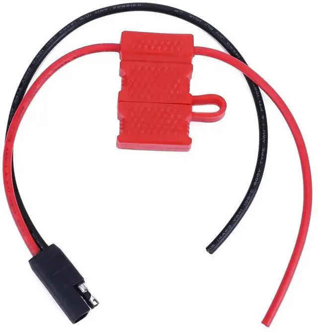 Alt view image 2 of 3 - 3cm Short Power Cable with Fuse Box, DC 12V Heavy Duty Power Cord for Motorola GM300/M120/SM50/SM120 Mobile Radio