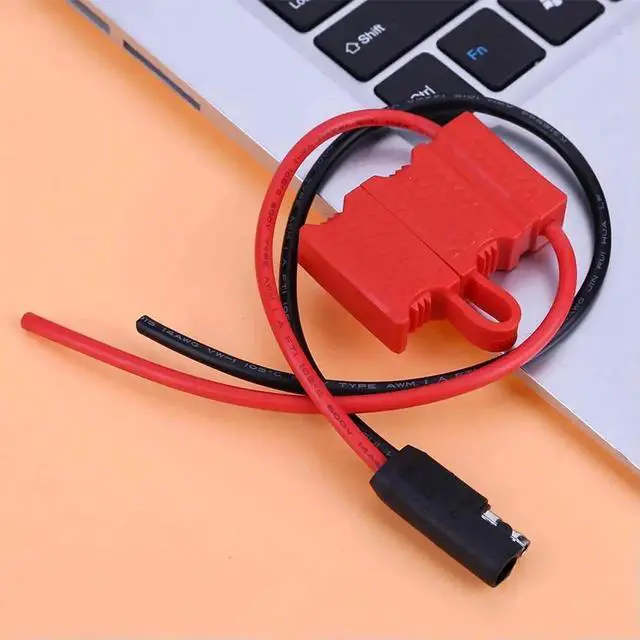 Alt view image 3 of 3 - 3cm Short Power Cable with Fuse Box, DC 12V Heavy Duty Power Cord for Motorola GM300/M120/SM50/SM120 Mobile Radio
