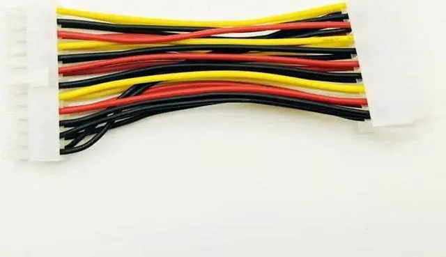 Alt view image 2 of 6 - 5PCS 14cm 20Pin to 24Pin Motherboard Power Adapter Cable, 20P to 24P Mainboard Power Convert Cord for PC