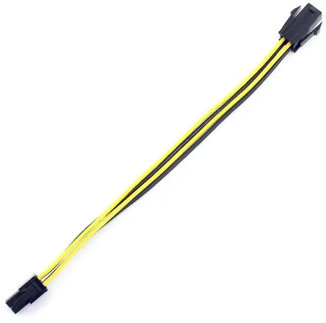 Alt view image 4 of 5 - 2 Pack 20cm/8 Inch 4Pin ATX CPU Power Extension Cable, Male to Female, UL 18AWG