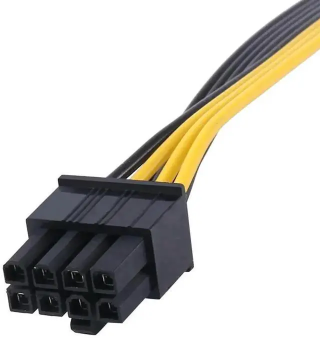 Alt view image 3 of 4 - 60cm+20cm PCI-E 8Pin Male to Dual 8Pin(6+2) Male Power Adapter Cable for Modular PSU