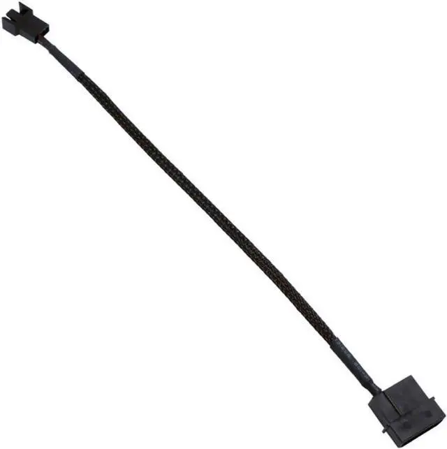 Alt view image 3 of 4 - 2 Pack Molex to 3Pin Fan Power Adapter Cable, 12V PC Case Fan Connector