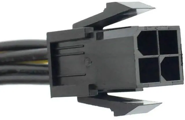 Alt view image 5 of 6 - 2 Pack 8 Inch 4Pin to 8Pin CPU Power Conversion Cable, 20cm P4 to P8 Extension Cord