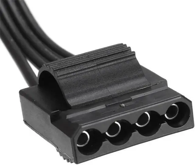 Alt view image 6 of 6 - 6Pin Male to 3 IDE 4Pin Female Power Splitter Cable, 1-to-3 Molex Port Multiplier